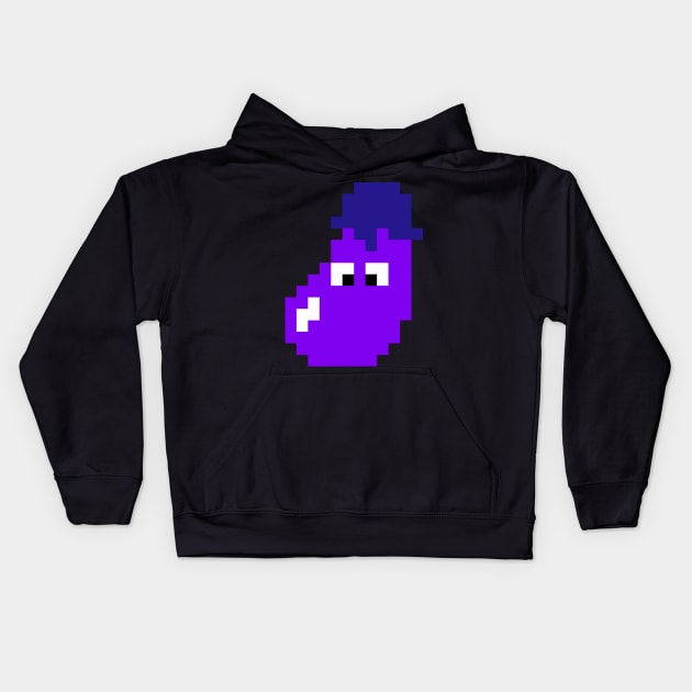 IC Eggplant Kids Hoodie by Delsman35